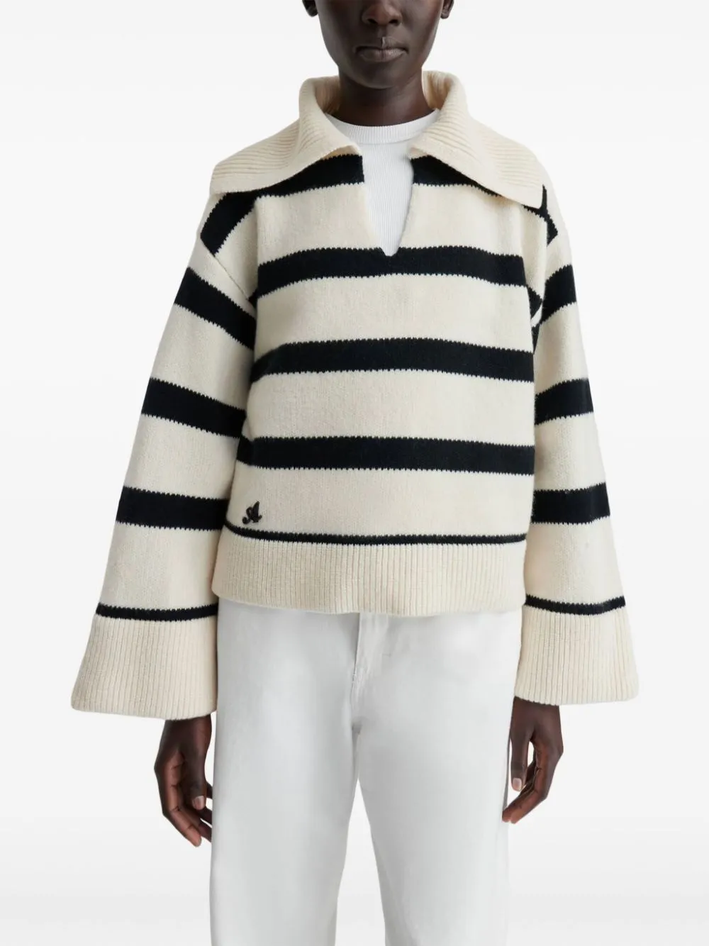 AXEL ARIGATO CLIO CROPPED SWEATER