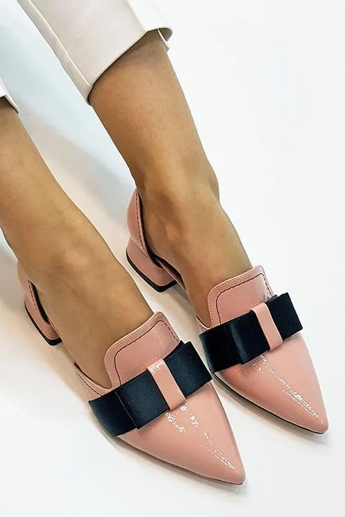 Bow Pointed Flats