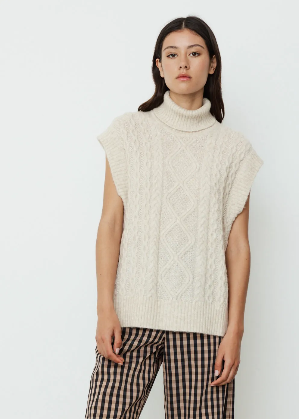 Cilina Sleeveless Knit Vest