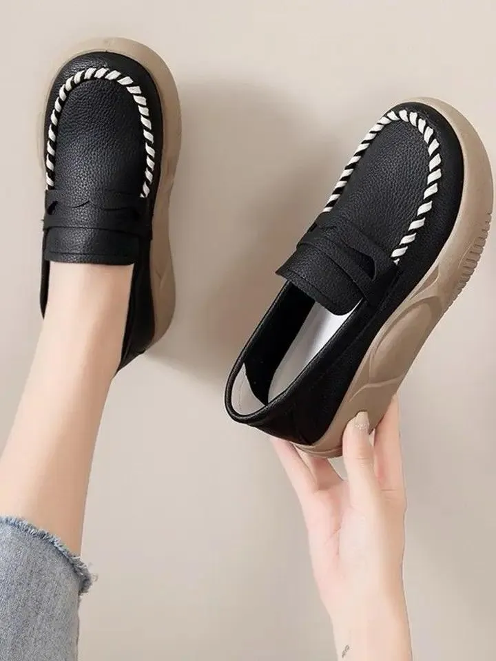 Footwear Low Leather High on Platform Shoes S9899785