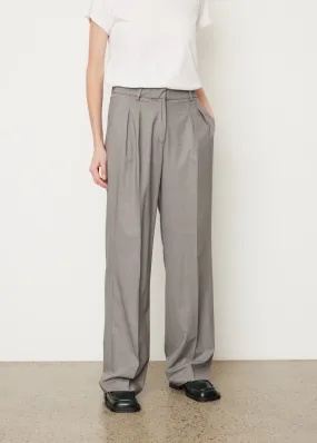 Grey Melange Pants