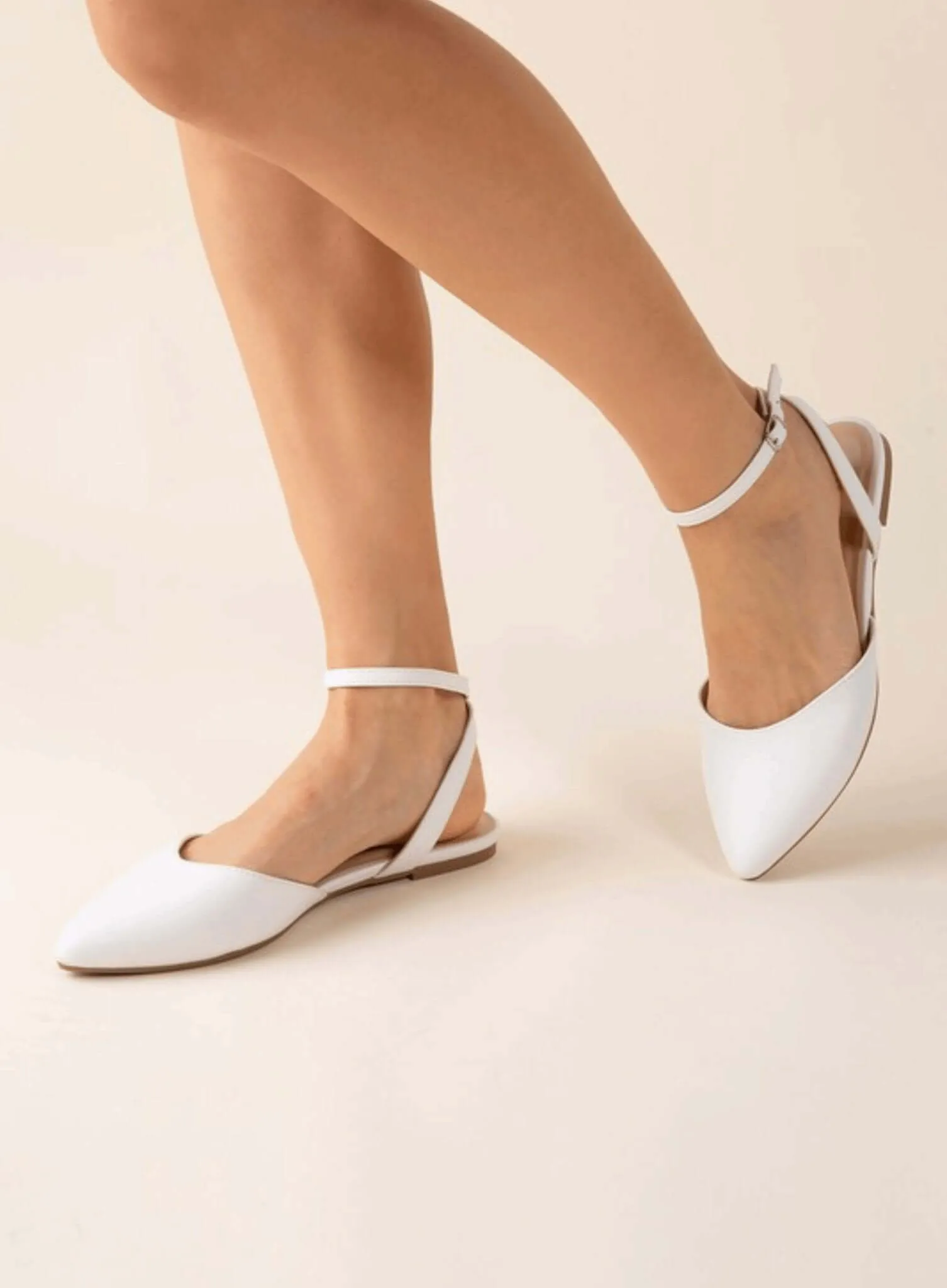 Linden-S Ankle Strap Flats