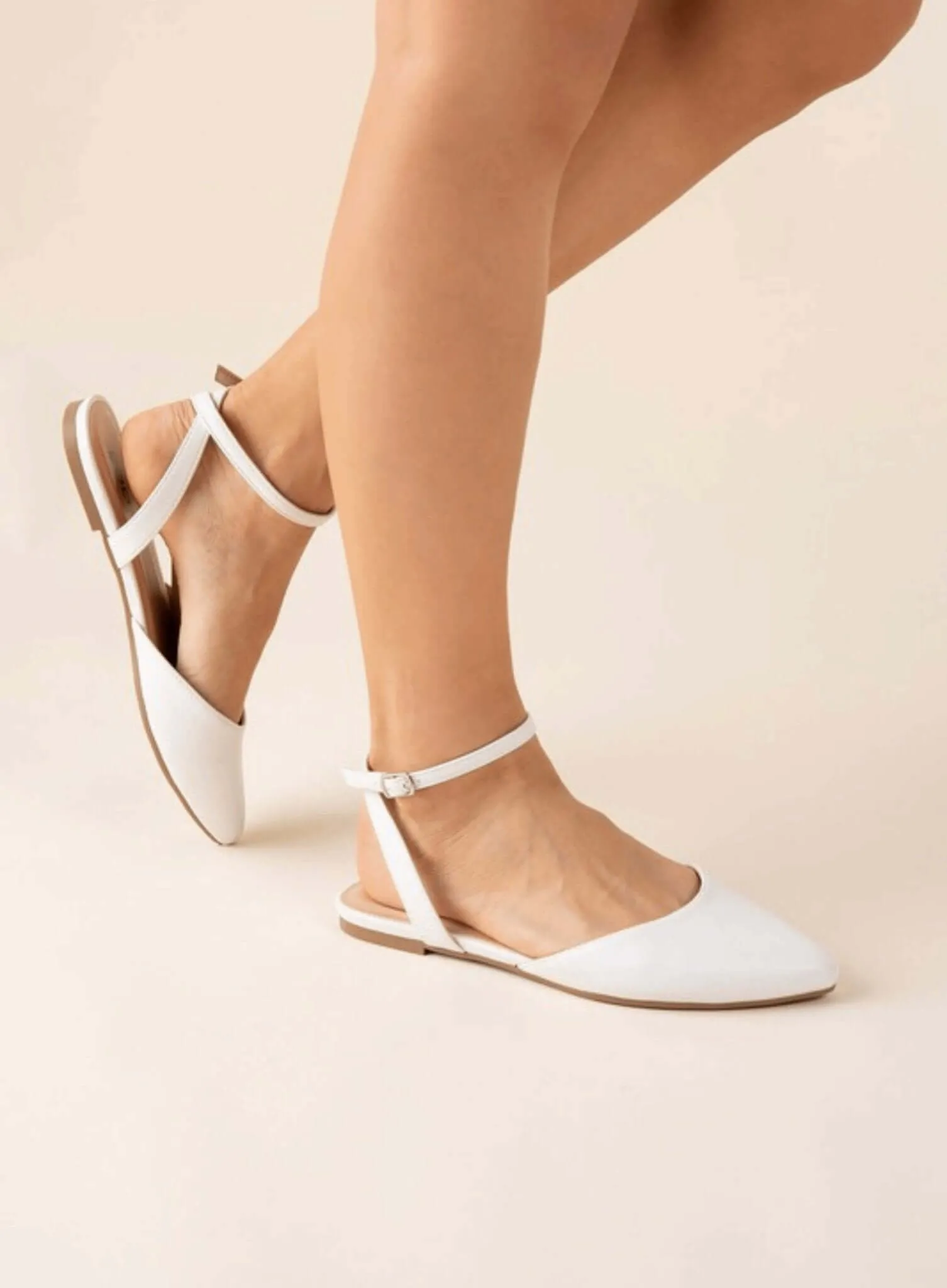 Linden-S Ankle Strap Flats