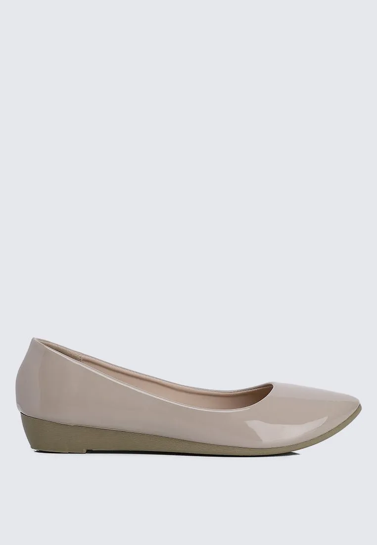 Lunna Comfy Ballerina In Almond