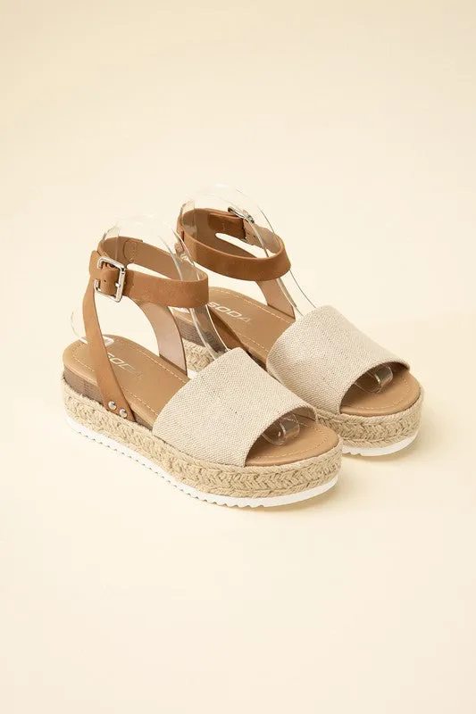 Maria Ankle Strap Espadrille Sandals