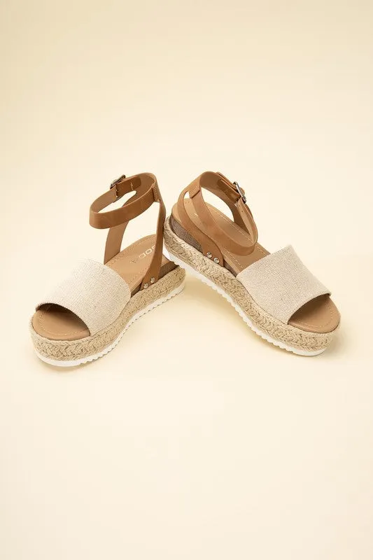 Maria Ankle Strap Espadrille Sandals