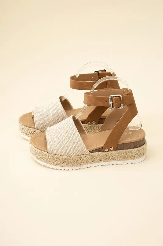 Maria Ankle Strap Espadrille Sandals