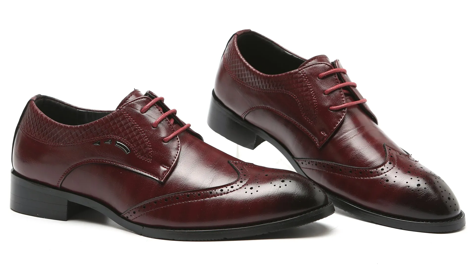 Men's Wingtip Casual Derby Shoes