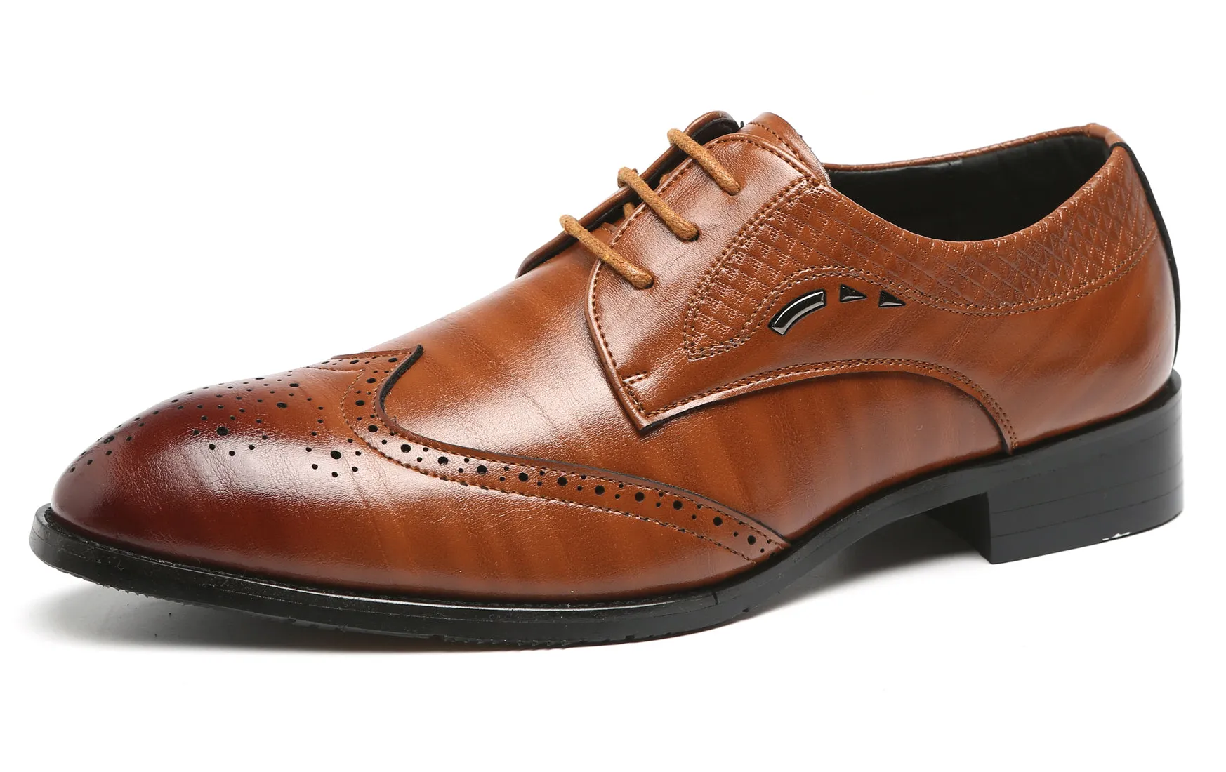 Men's Wingtip Casual Derby Shoes