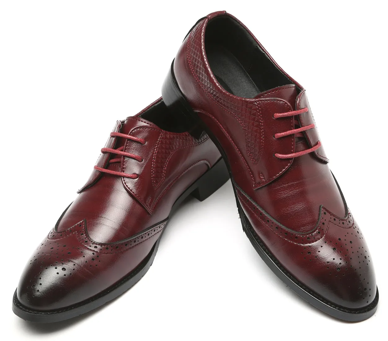 Men's Wingtip Casual Derby Shoes