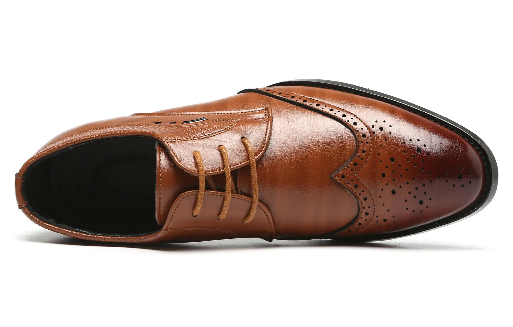 Men's Wingtip Casual Derby Shoes