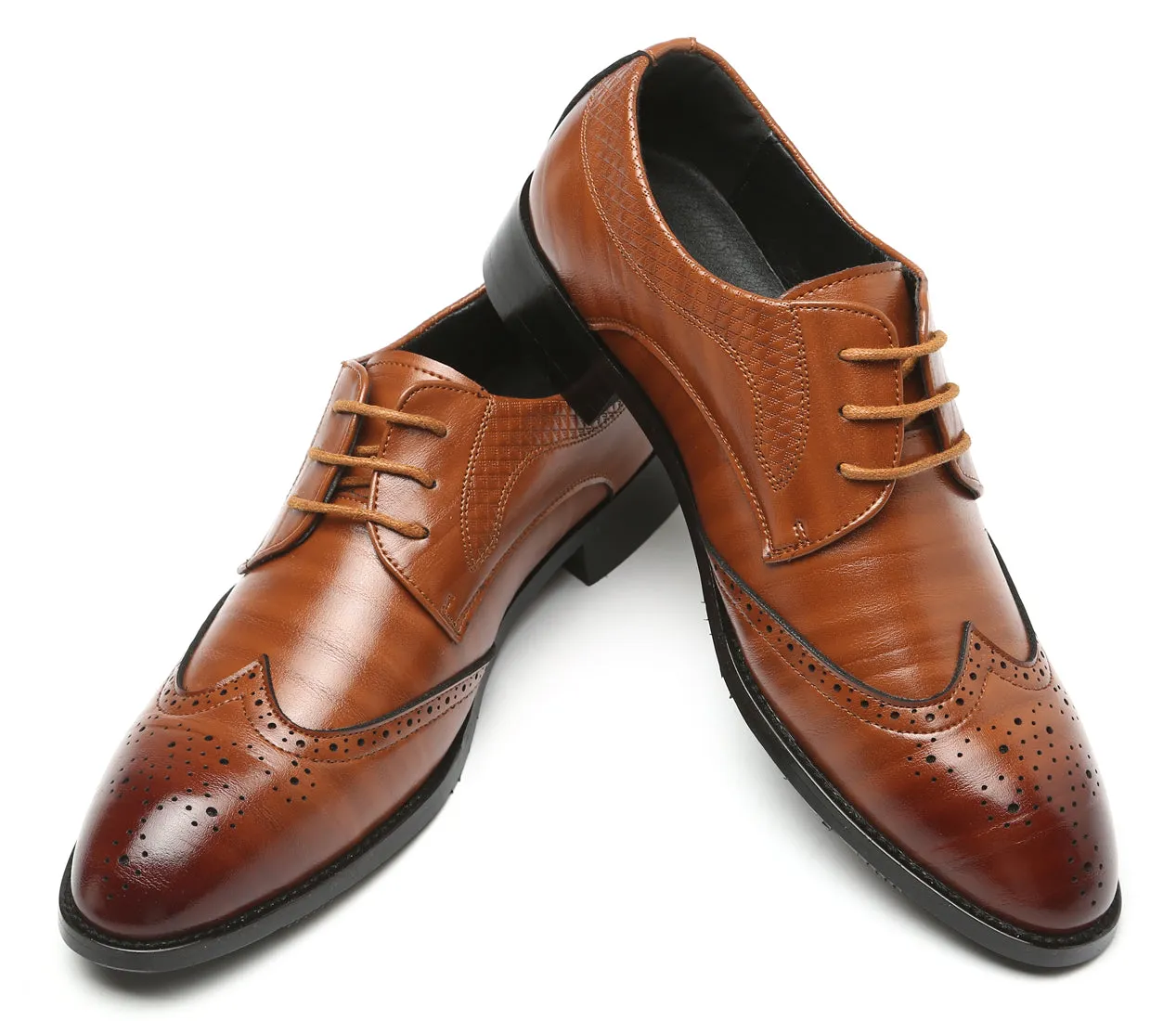 Men's Wingtip Casual Derby Shoes