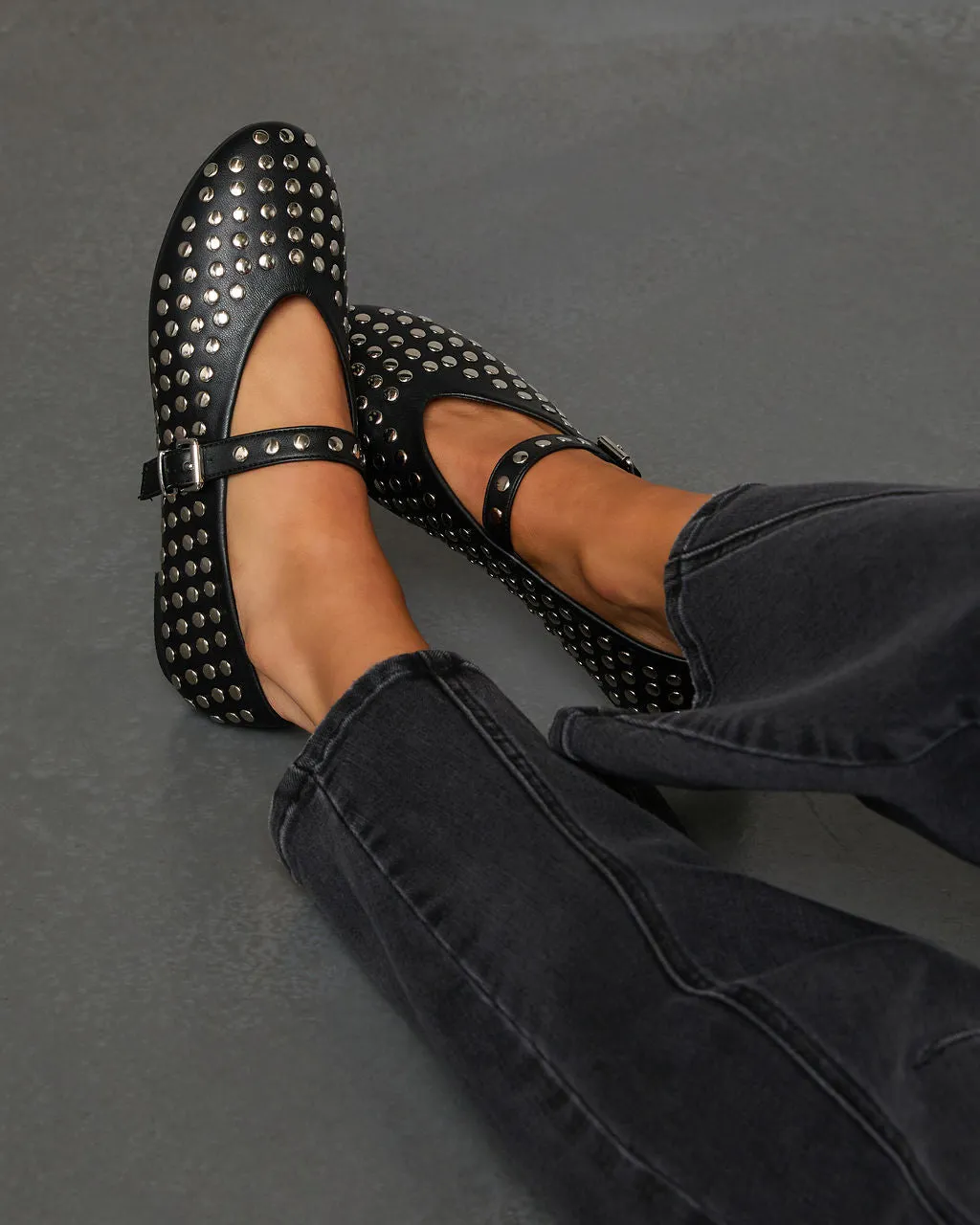 Paris Studded Ballet Flats