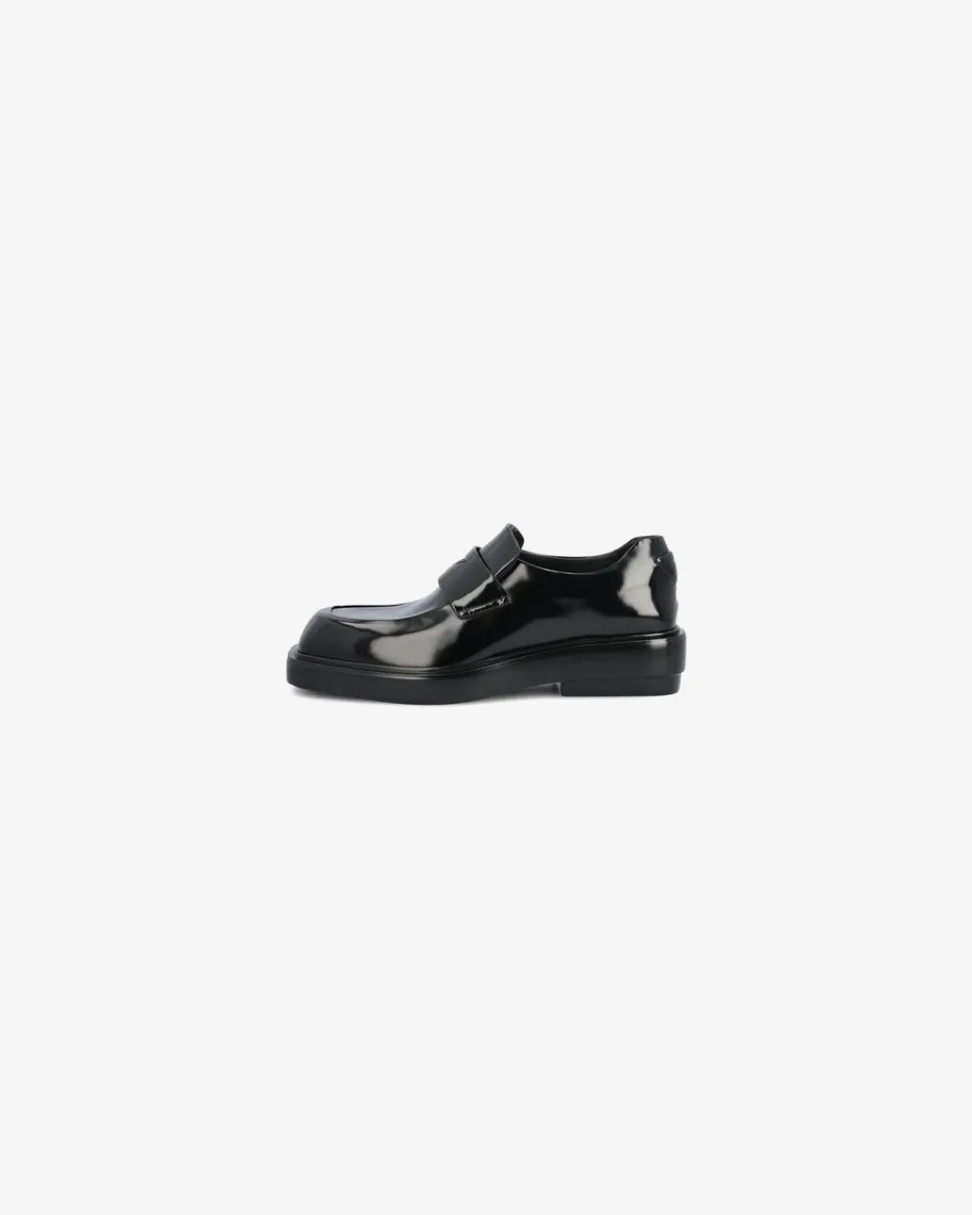 Prada Brushed Leather Loafers