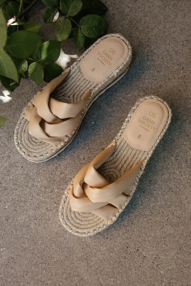 Rebel Espadrilles in Nude - FINAL SALE