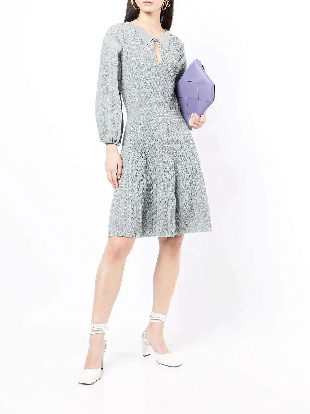 Ruched Knit Dress