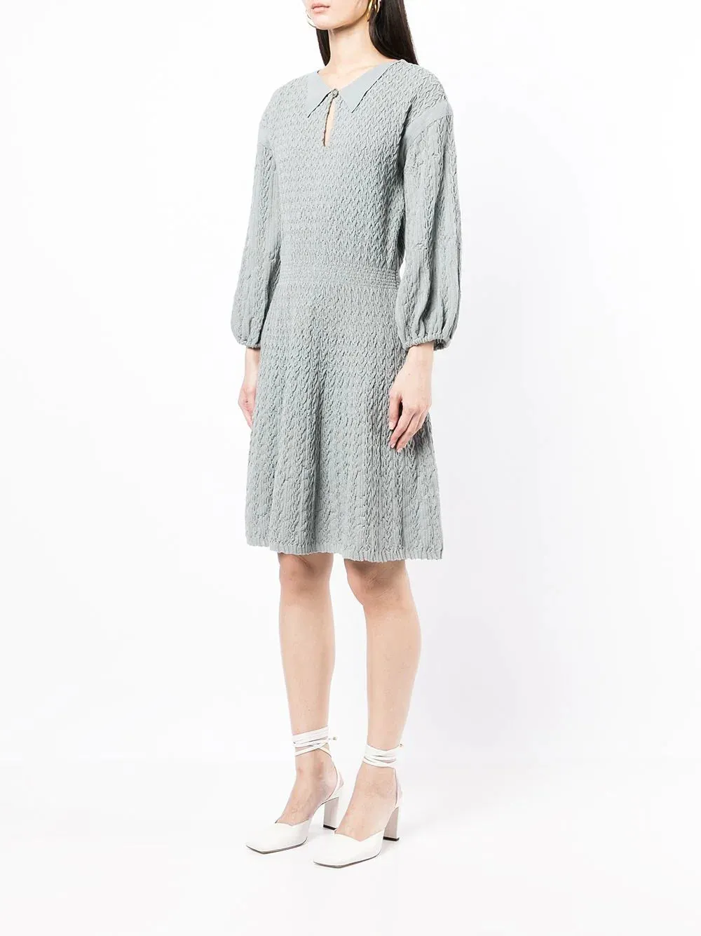 Ruched Knit Dress