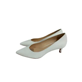 Shoes Heels Kitten By Alex Marie In White, Size:6.5