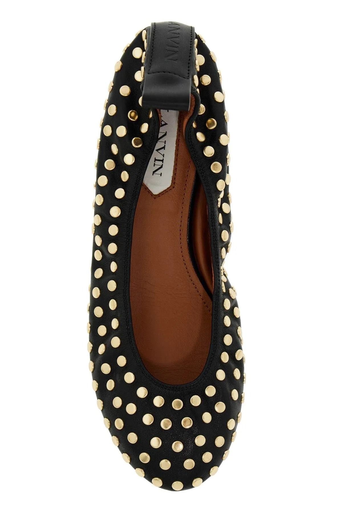 STUDDED BALLET FLATS