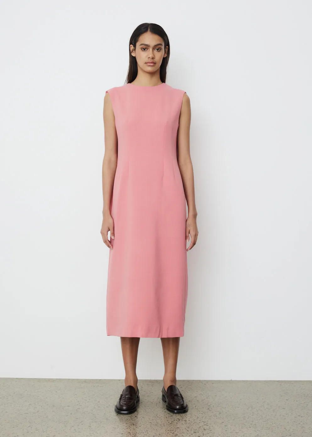 Tense Wool Double Cloth Dress